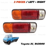 ชุด ไฟท้าย ข้างซ้าย+ขวา 2 ชิ้น สีส้ม,ขาว,แดง สำหรับ Toyota JU,BU3000 Dyna Truck DYNA 3000 RU10 BU10 ปี 1968-1977